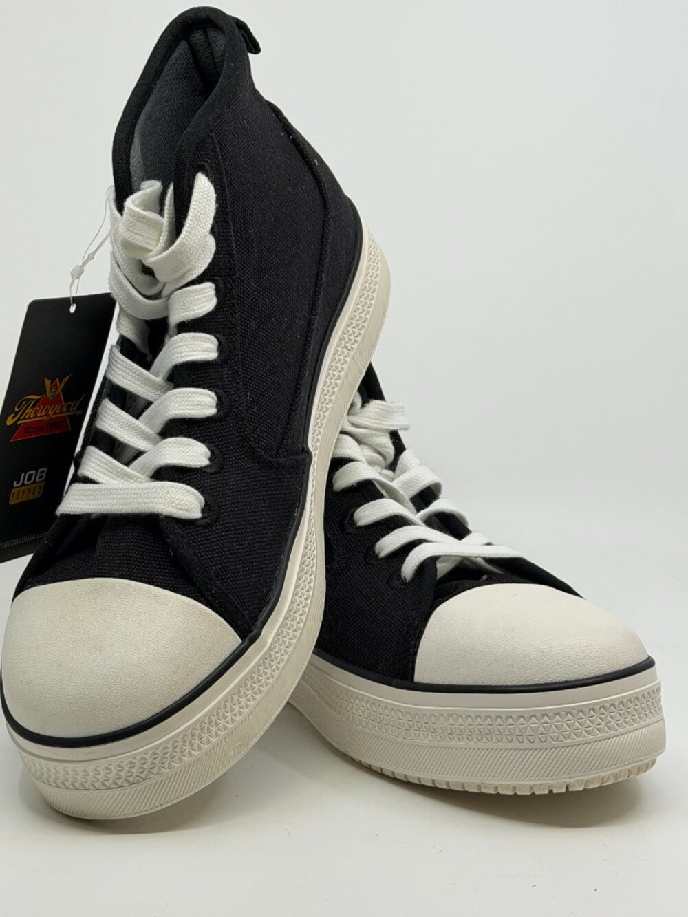 Thorogood Warehouse Won Safety Mid Composite Toe Men 8M / Women 10M Black, NWT!